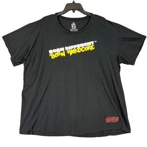 Mutant Mens Black Shirt XXL Born Different Born Hardcore Bodybuilding Supplement